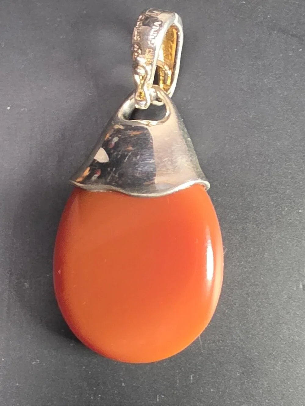 Robert Morris RLM Studio Carnelian Pendant Sterling Silver